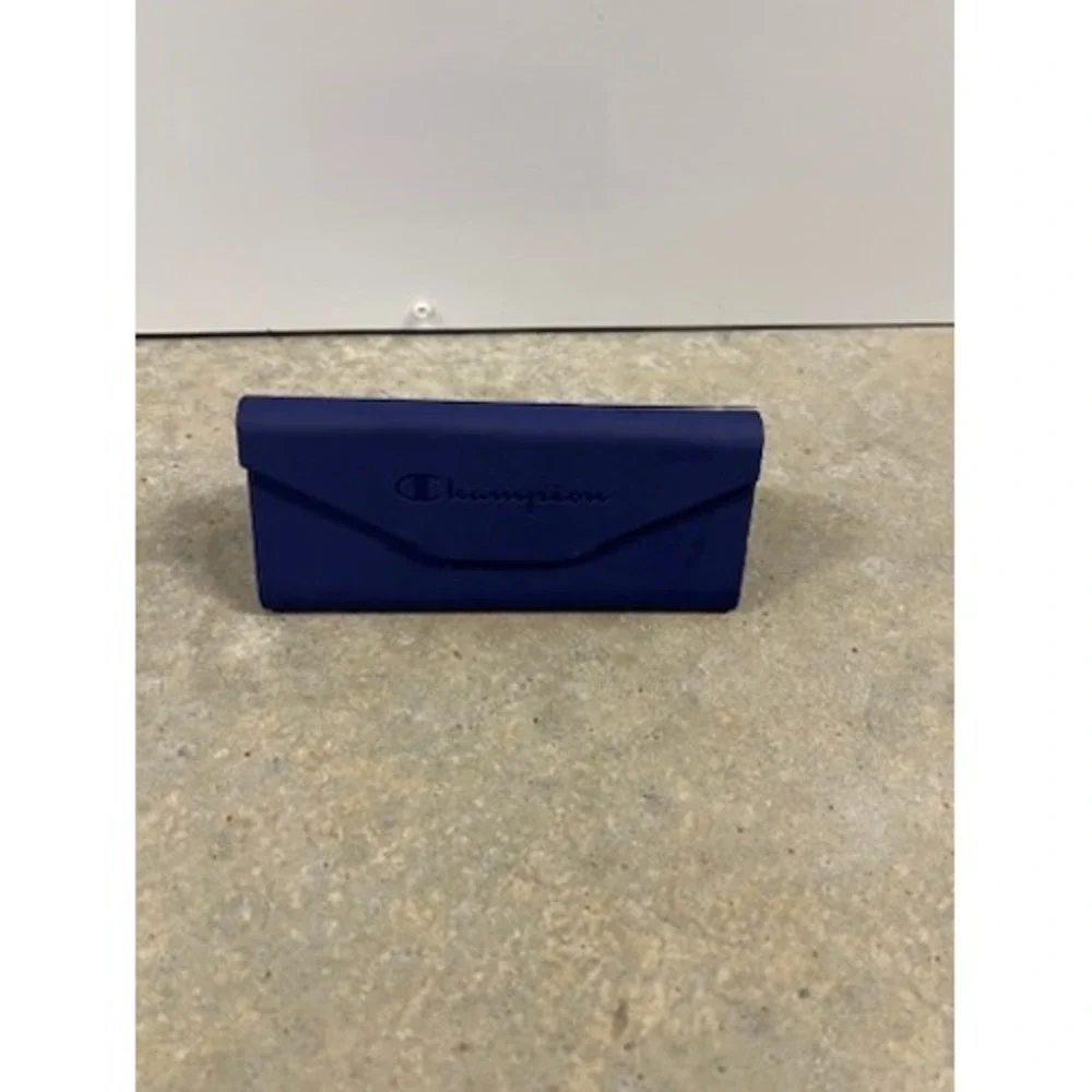 Champion Sport Pyramid Style Sunglasses Eyeglasses Case - Flip Open - Red Velvet